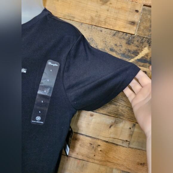 Wrangler Retro Women's Charcoal Colored Graphic Saddle Shirt Size L NWT - Picture 8 of 13